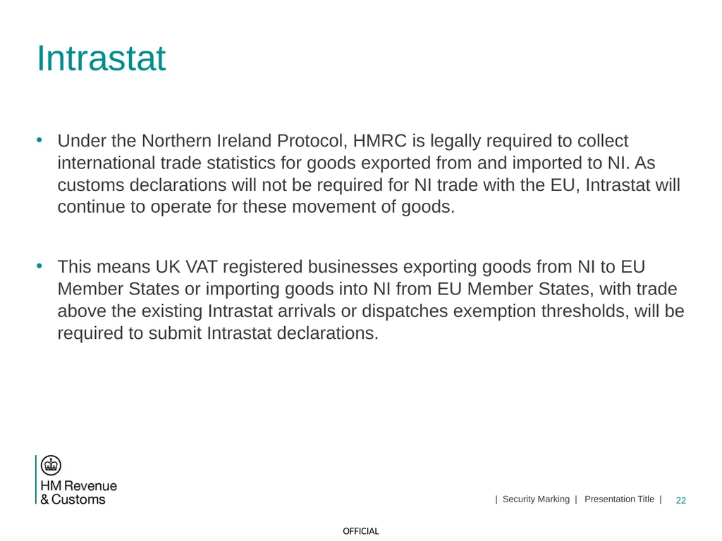 CDS NI Tariff Supplement Module Jan 2021 1 | - slide 22 of 39