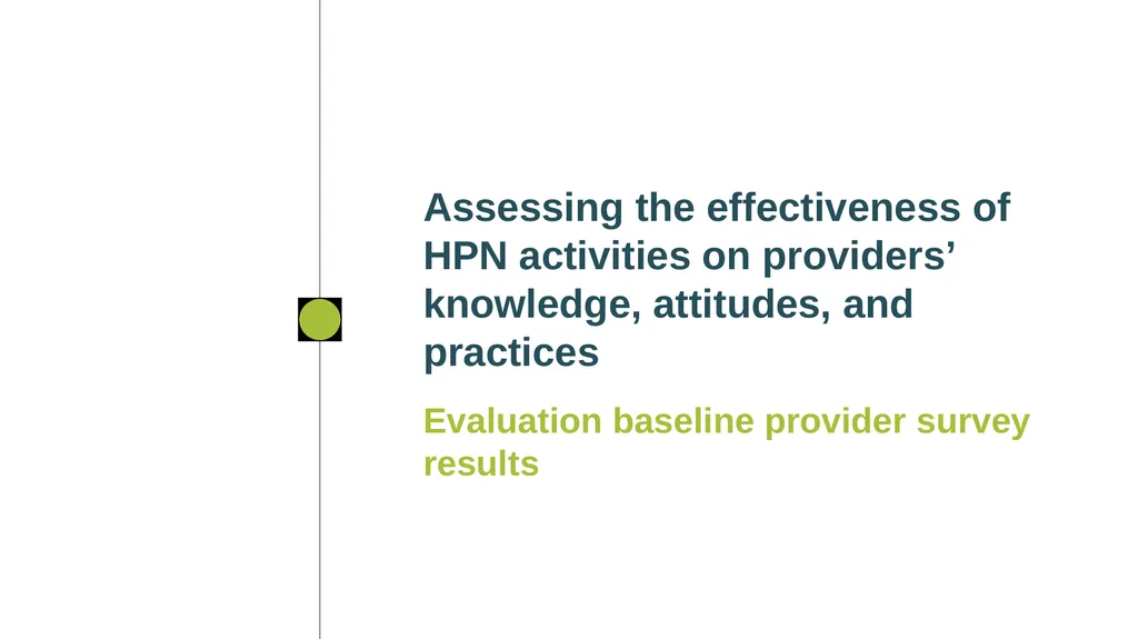 Nigeria HPN Multi-Activity Evaluation Ebonyi - slide 32 of 100