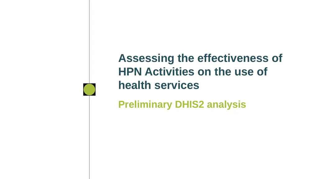 Nigeria HPN Multi-Activity Evaluation Ebonyi - slide 5 of 100