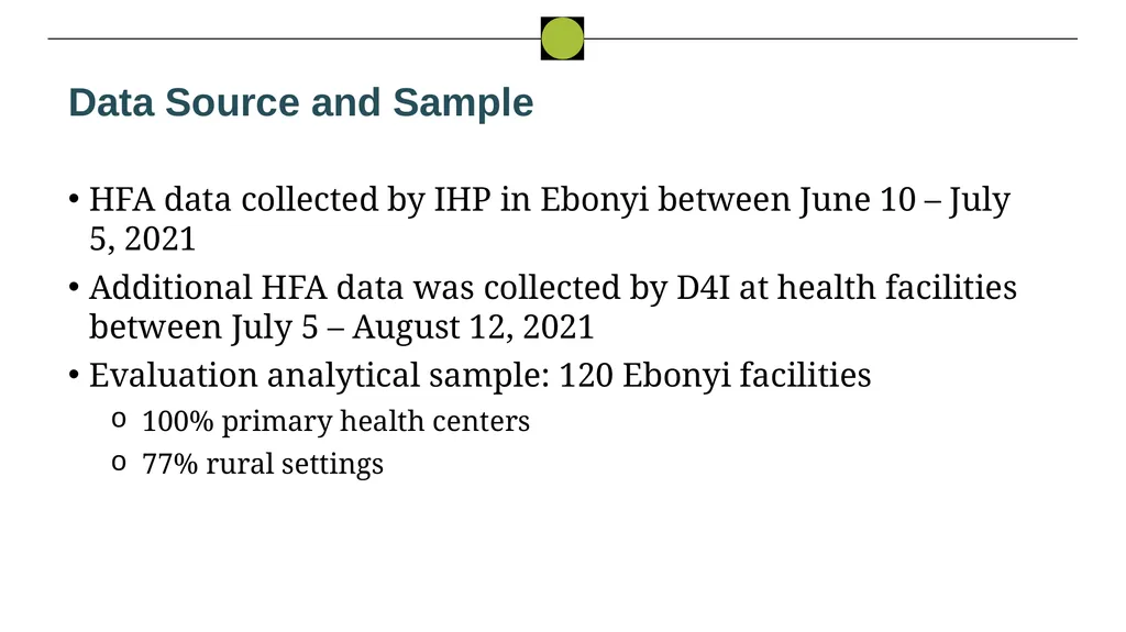 Nigeria HPN Multi-Activity Evaluation Ebonyi - slide 16 of 100
