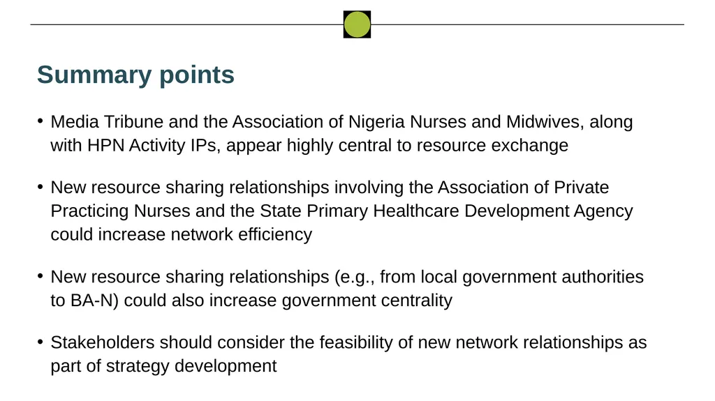 Nigeria HPN Multi-Activity Evaluation Ebonyi - slide 94 of 100