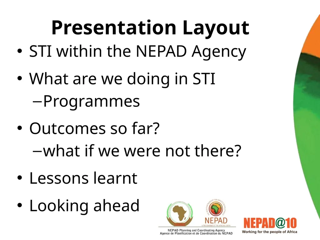 Science Technology and Innovation Programmes in - slide 2 of 35