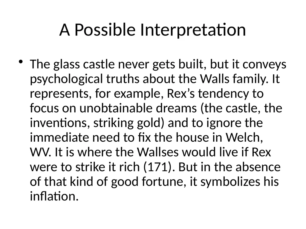 Jeannette Walls’s The Glass Castle Dr. Matthew - slide 36 of 44