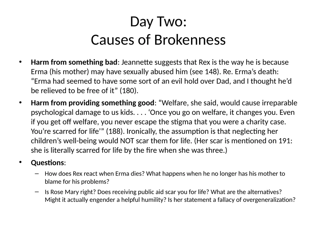 Jeannette Walls’s The Glass Castle Dr. Matthew - slide 23 of 44
