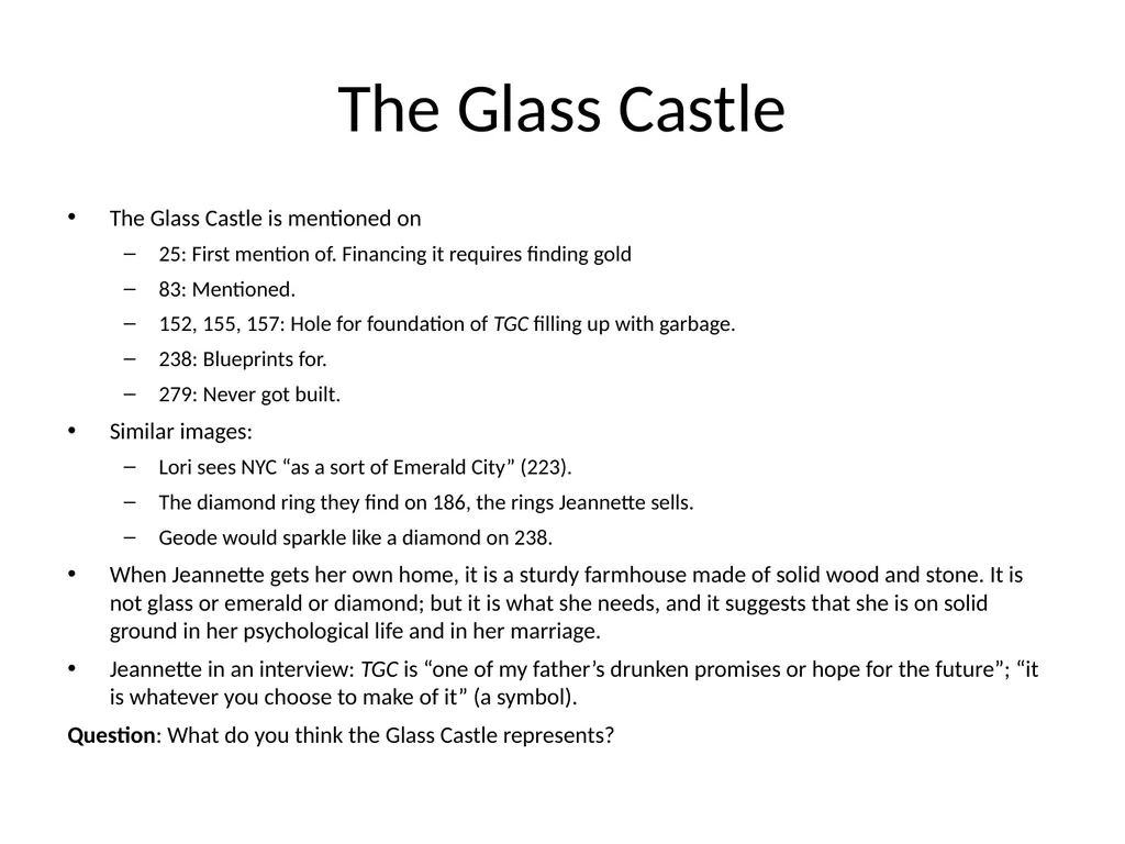 Jeannette Walls’s The Glass Castle Dr. Matthew - slide 35 of 44