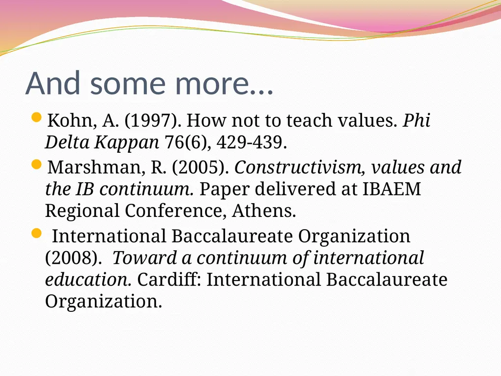 Human Ingenuity,ethics and the articulation - slide 59 of 61