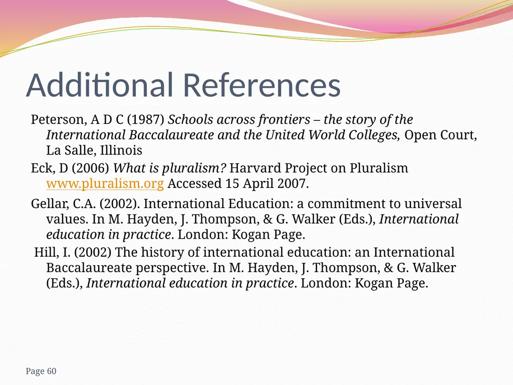 Human Ingenuity,ethics and the articulation - slide 60 of 61