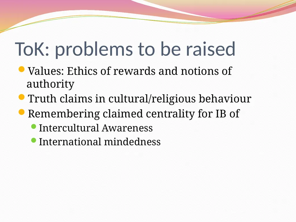 Human Ingenuity,ethics and the articulation - slide 5 of 61