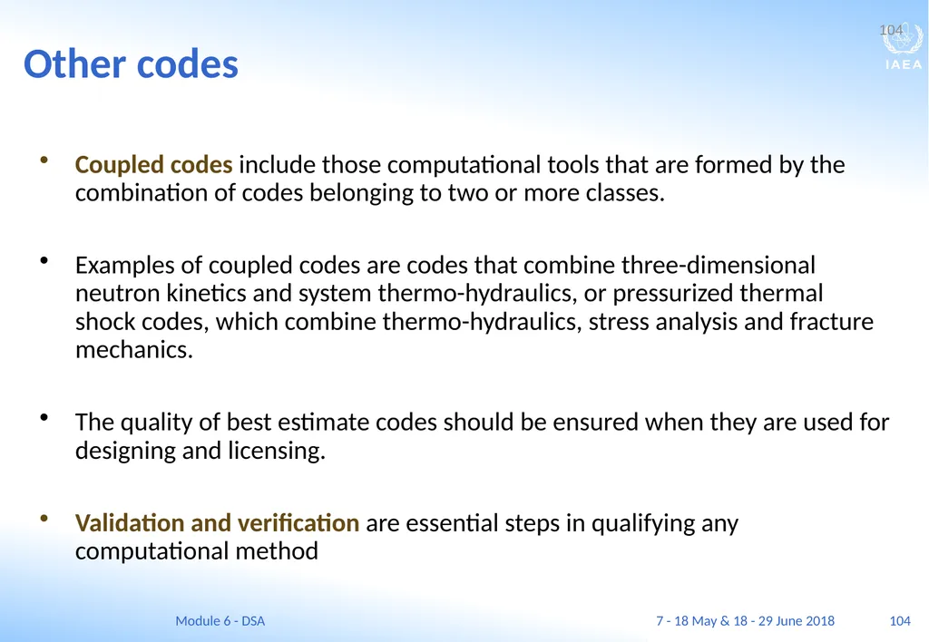 Module VI Deterministic safety analysis F. Adorján - slide 104 of 127