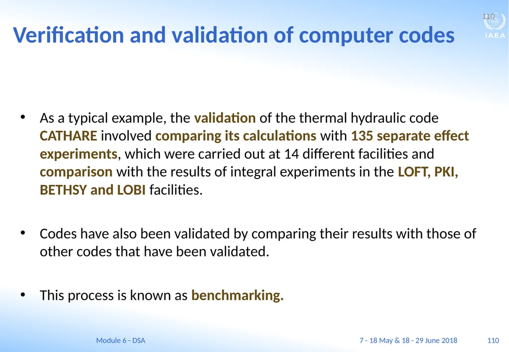 Module VI Deterministic safety analysis F. Adorján - slide 110 of 127
