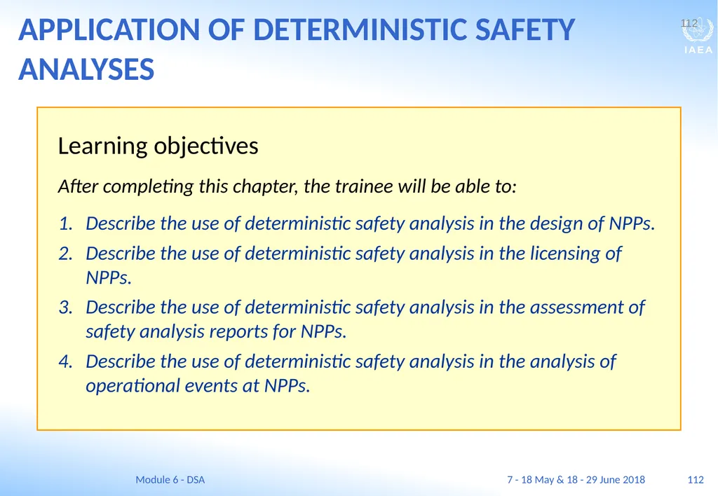 Module VI Deterministic safety analysis F. Adorján - slide 112 of 127
