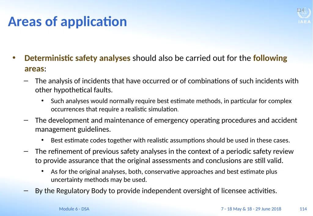 Module VI Deterministic safety analysis F. Adorján - slide 114 of 127