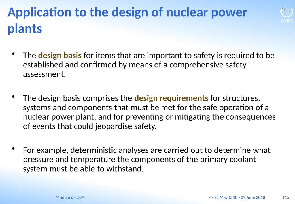 Module VI Deterministic safety analysis F. Adorján - slide 115 of 127