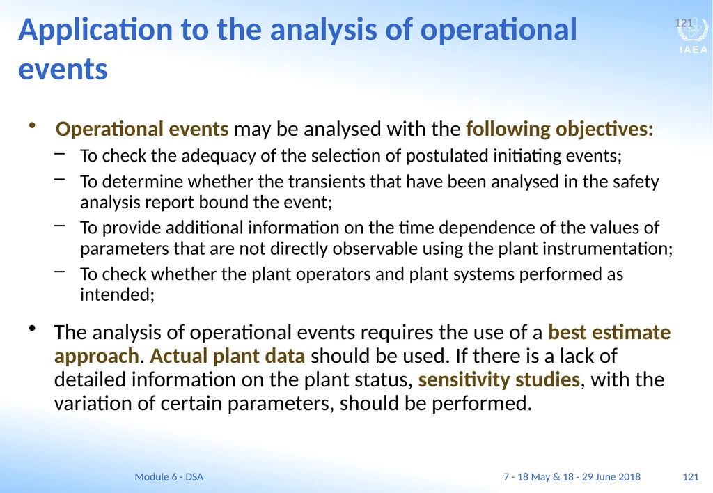 Module VI Deterministic safety analysis F. Adorján - slide 121 of 127