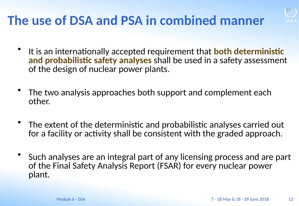 Module VI Deterministic safety analysis F. Adorján - slide 13 of 127