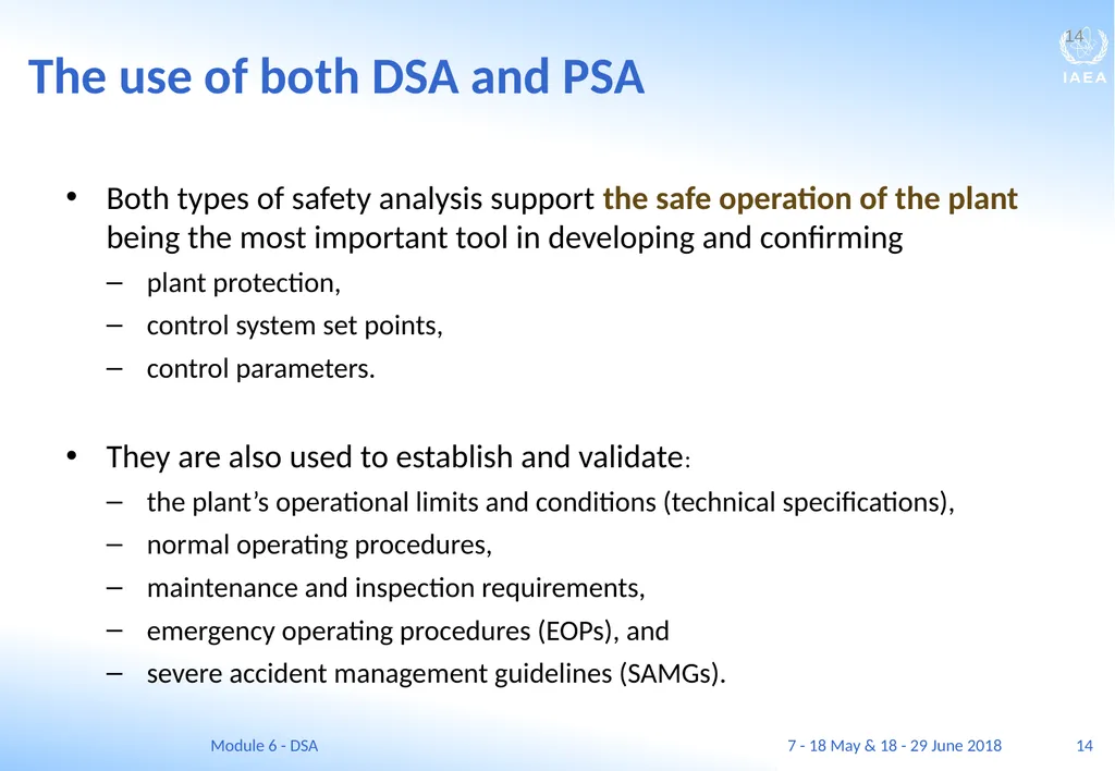 Module VI Deterministic safety analysis F. Adorján - slide 14 of 127