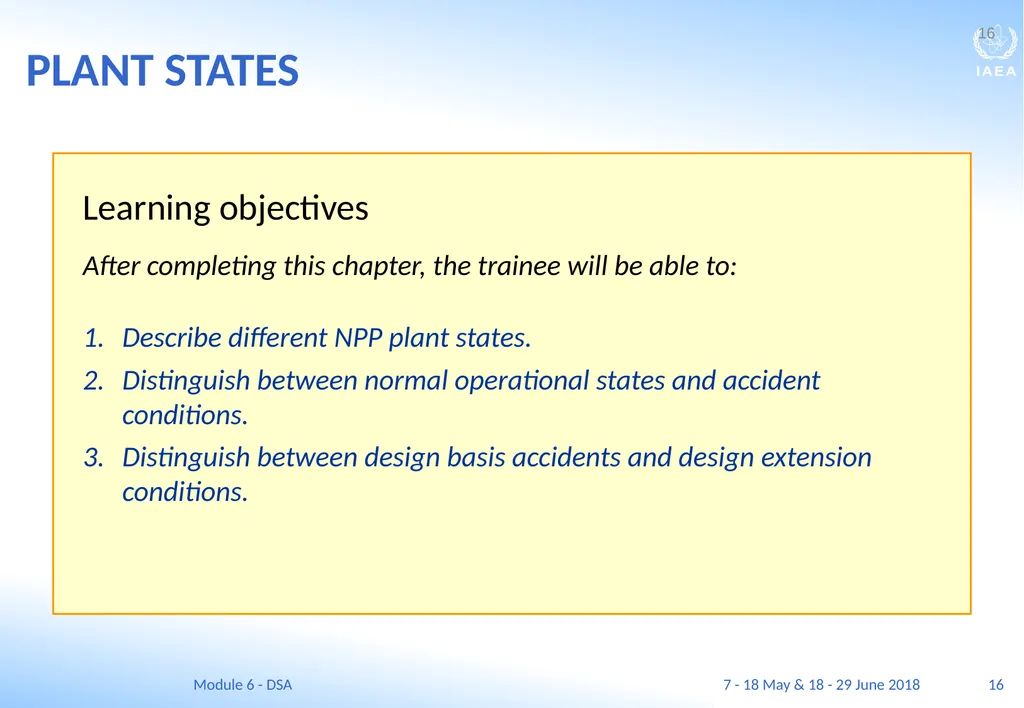 Module VI Deterministic safety analysis F. Adorján - slide 16 of 127