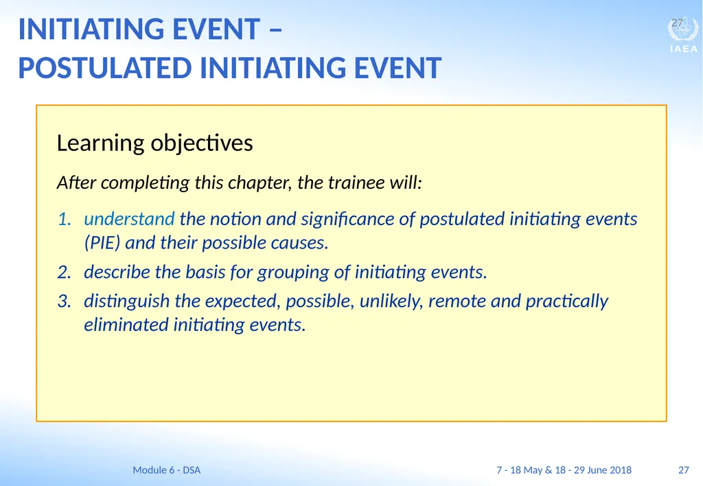 Module VI Deterministic safety analysis F. Adorján - slide 27 of 127