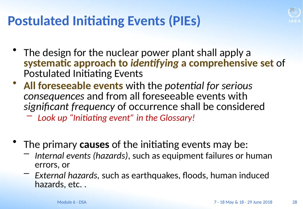 Module VI Deterministic safety analysis F. Adorján - slide 28 of 127