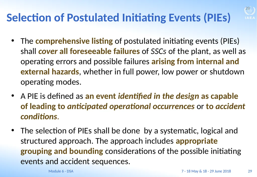 Module VI Deterministic safety analysis F. Adorján - slide 29 of 127