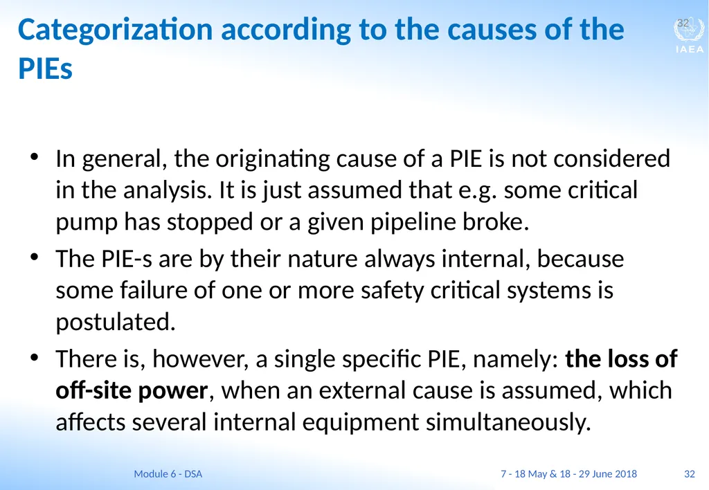 Module VI Deterministic safety analysis F. Adorján - slide 32 of 127