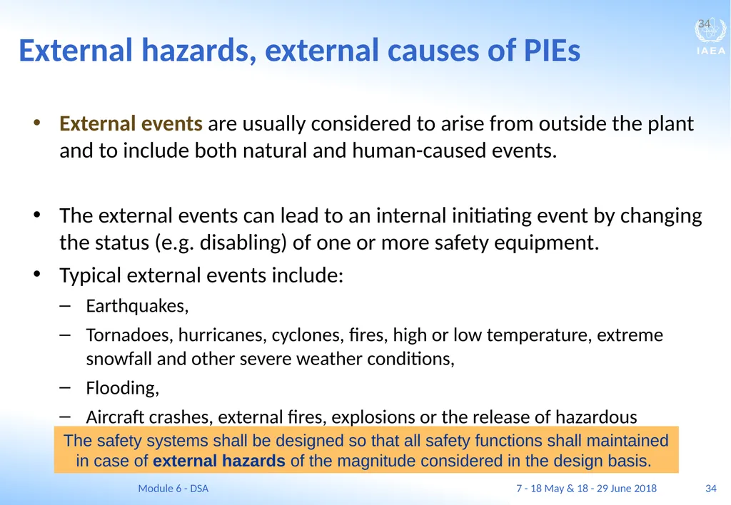 Module VI Deterministic safety analysis F. Adorján - slide 34 of 127