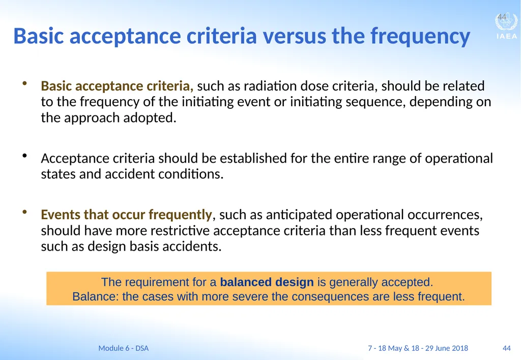 Module VI Deterministic safety analysis F. Adorján - slide 44 of 127