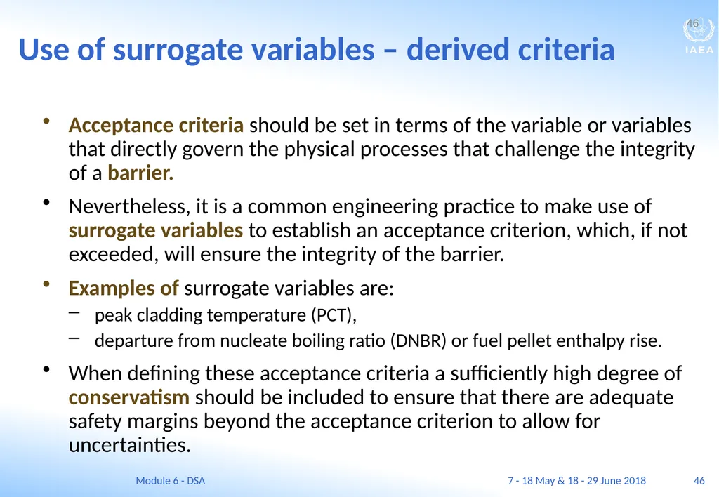 Module VI Deterministic safety analysis F. Adorján - slide 46 of 127