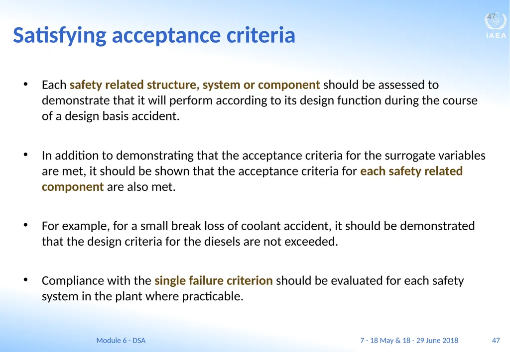 Module VI Deterministic safety analysis F. Adorján - slide 47 of 127