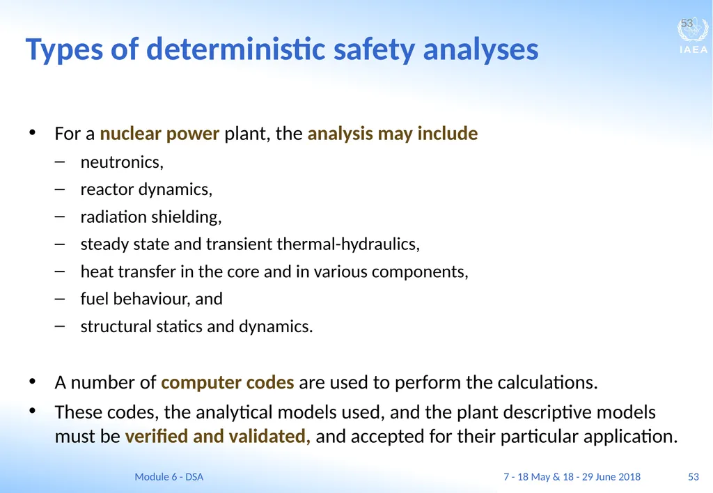 Module VI Deterministic safety analysis F. Adorján - slide 53 of 127