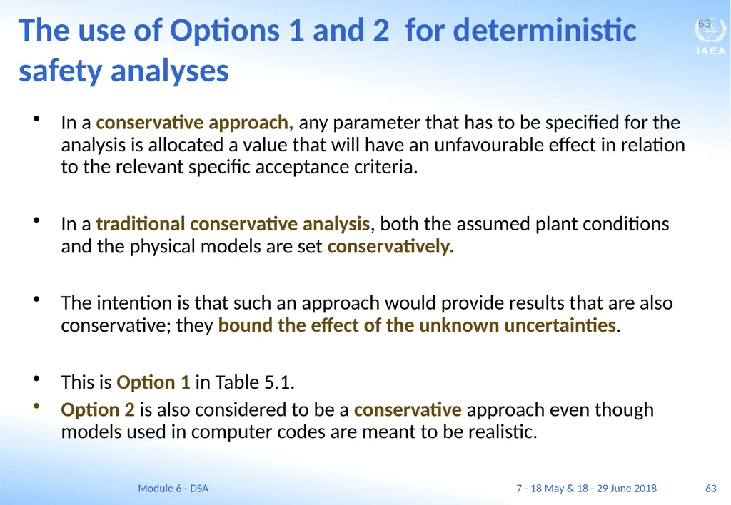Module VI Deterministic safety analysis F. Adorján - slide 63 of 127
