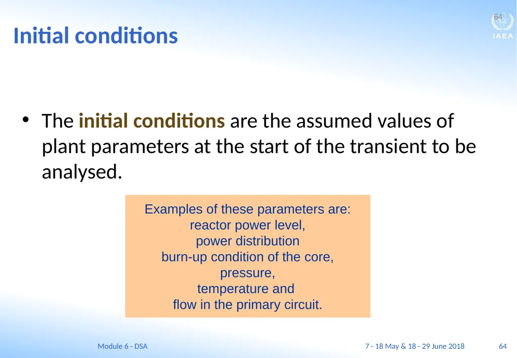 Module VI Deterministic safety analysis F. Adorján - slide 64 of 127
