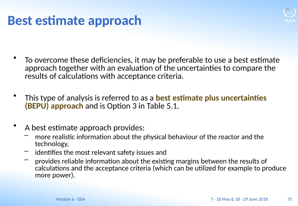 Module VI Deterministic safety analysis F. Adorján - slide 75 of 127