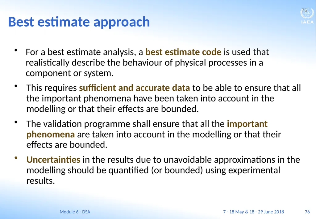 Module VI Deterministic safety analysis F. Adorján - slide 76 of 127
