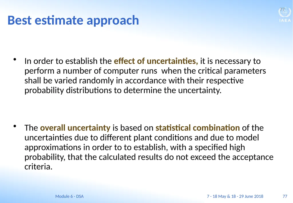 Module VI Deterministic safety analysis F. Adorján - slide 77 of 127