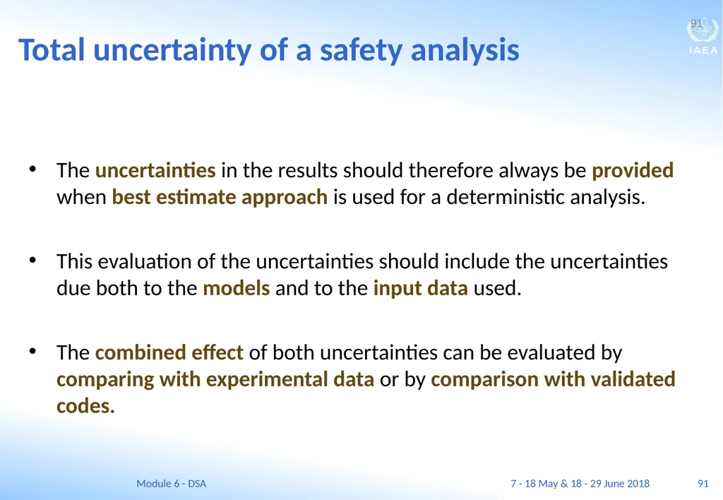 Module VI Deterministic safety analysis F. Adorján - slide 91 of 127