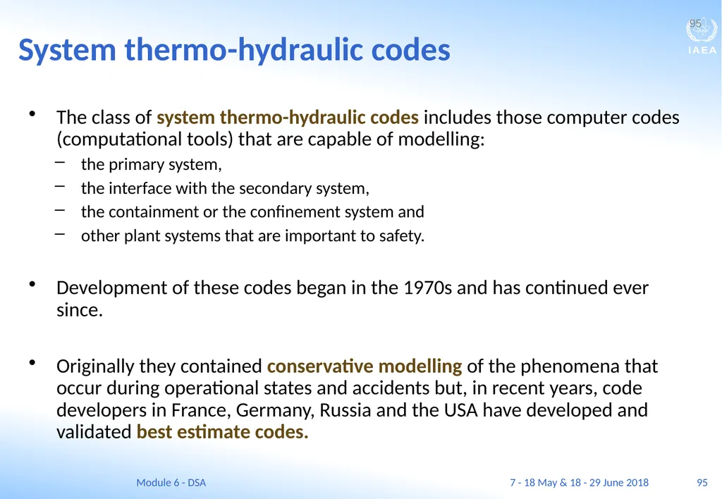 Module VI Deterministic safety analysis F. Adorján - slide 95 of 127