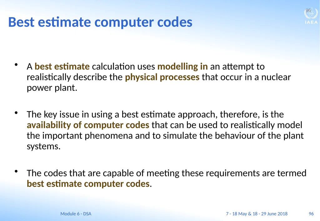 Module VI Deterministic safety analysis F. Adorján - slide 96 of 127