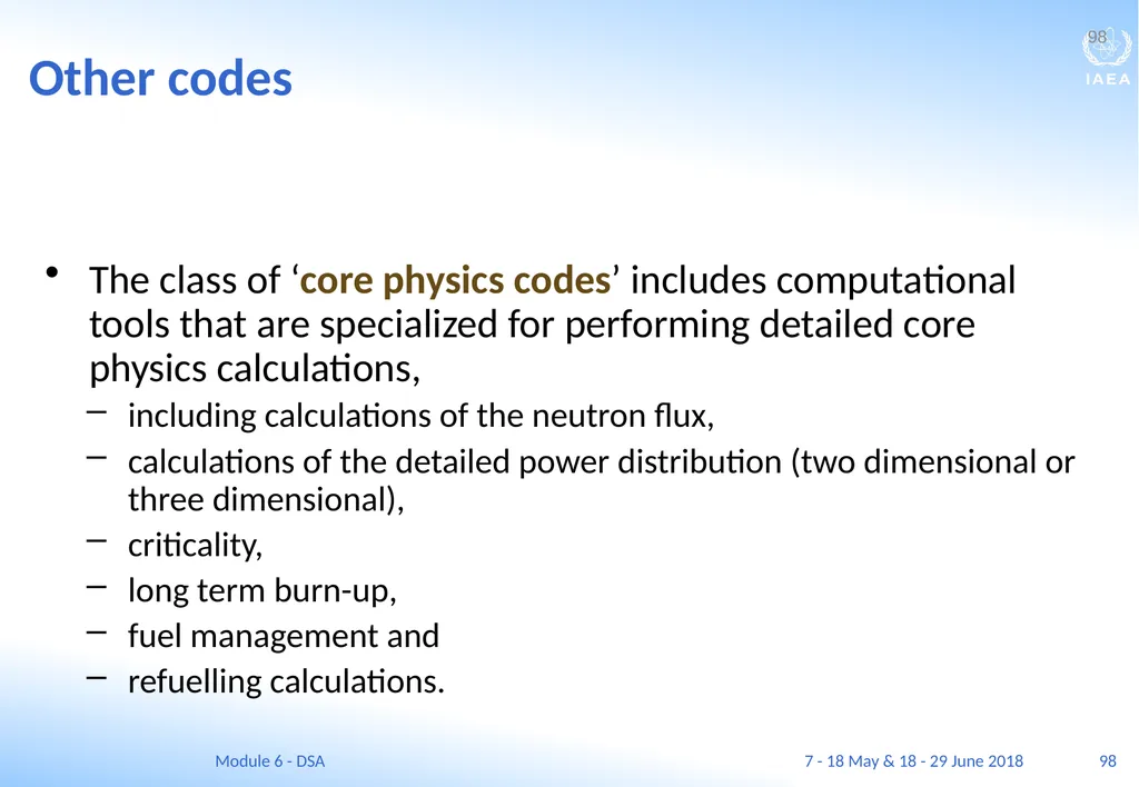 Module VI Deterministic safety analysis F. Adorján - slide 98 of 127