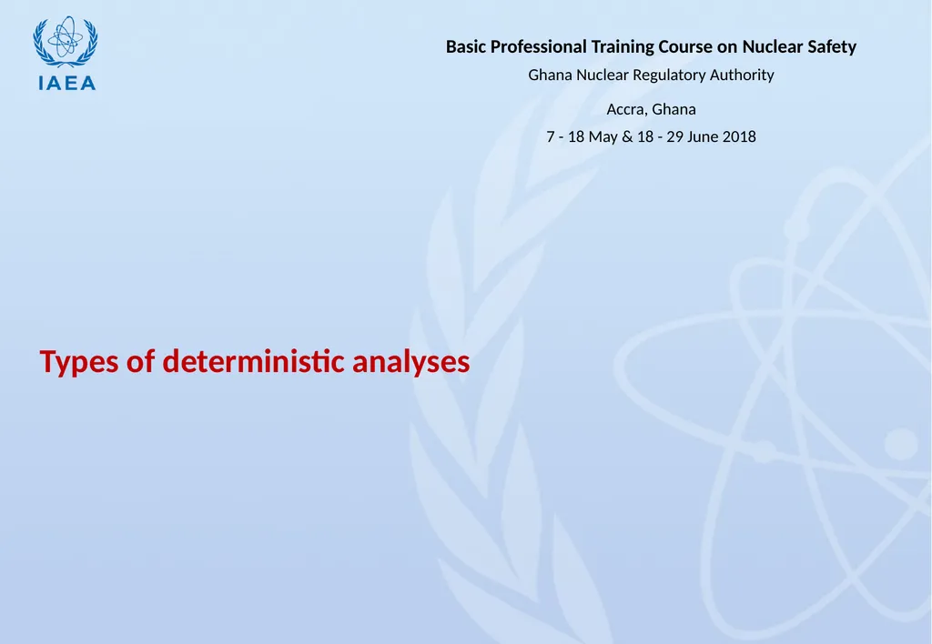 Module VI Deterministic safety analysis F. Adorján - slide 50 of 127