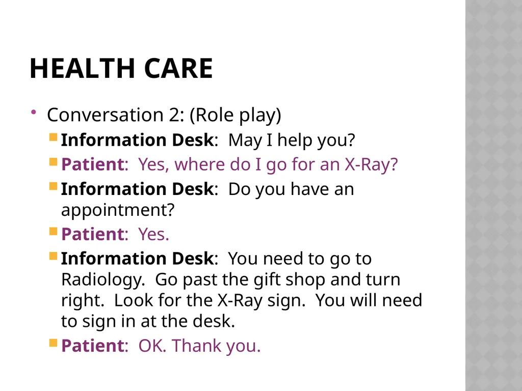 Staying Healthy An English Learner’s guide to - slide 10 of 34