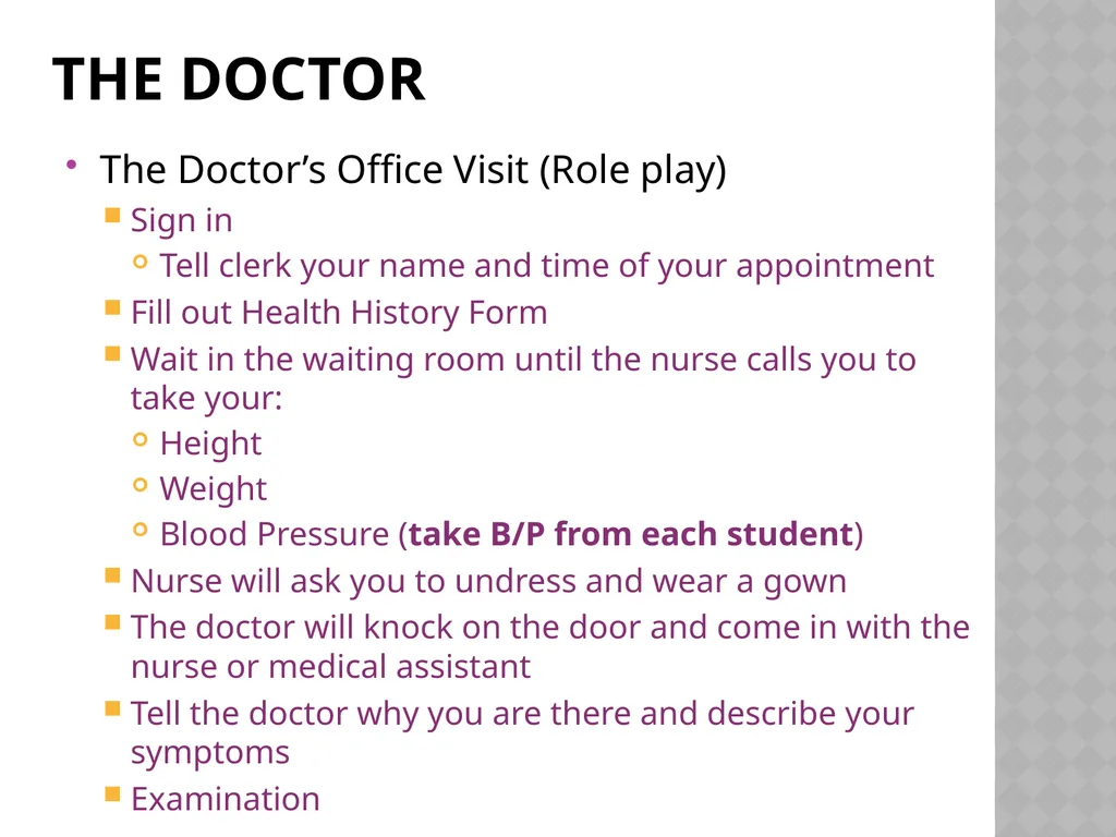 Staying Healthy An English Learner’s guide to - slide 14 of 34