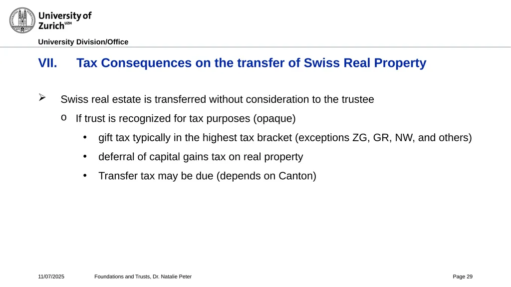 Foundations and Trusts Block 3 – Part II Spring - slide 29 of 61