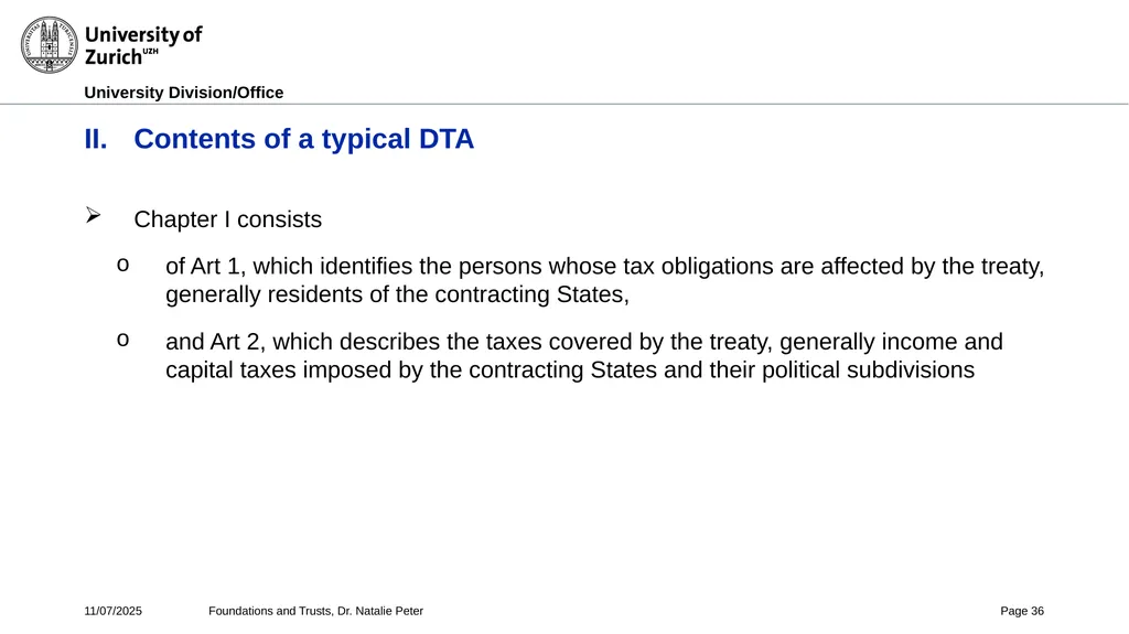 Foundations and Trusts Block 3 – Part II Spring - slide 36 of 61