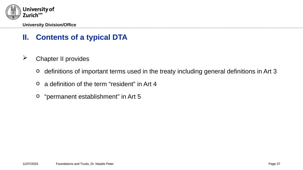 Foundations and Trusts Block 3 – Part II Spring - slide 37 of 61
