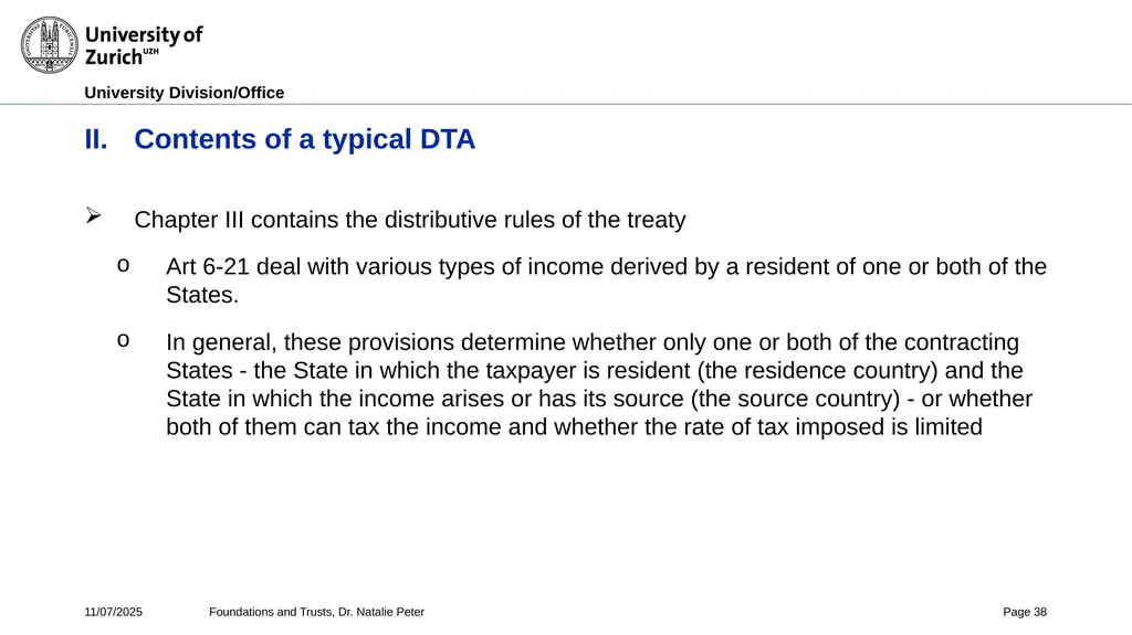 Foundations and Trusts Block 3 – Part II Spring - slide 38 of 61