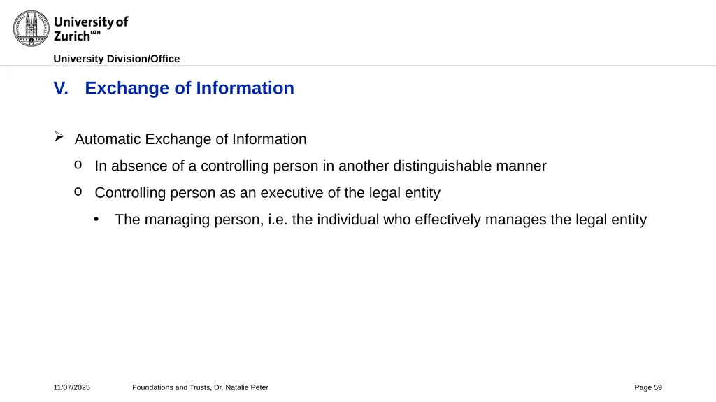 Foundations and Trusts Block 3 – Part II Spring - slide 59 of 61
