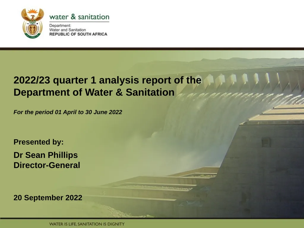 PRESENTATION TITLE Presented by: Name Surname - slide 1 of 89
