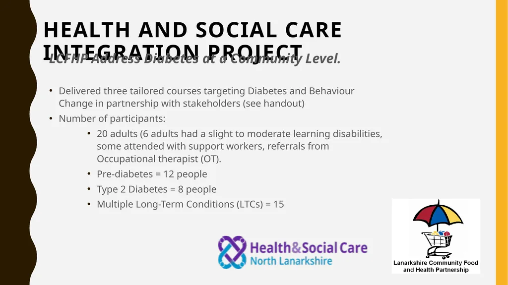 Lanarkshire community food & health partnership - slide 17 of 32