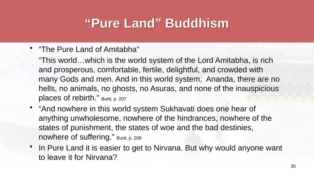 An Introduction to Buddhism Jim Sutherland, PhD, - slide 35 of 50